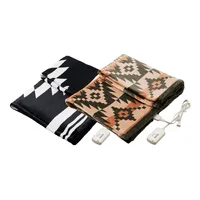 PowerArQのブラックとベージュの電気毛布