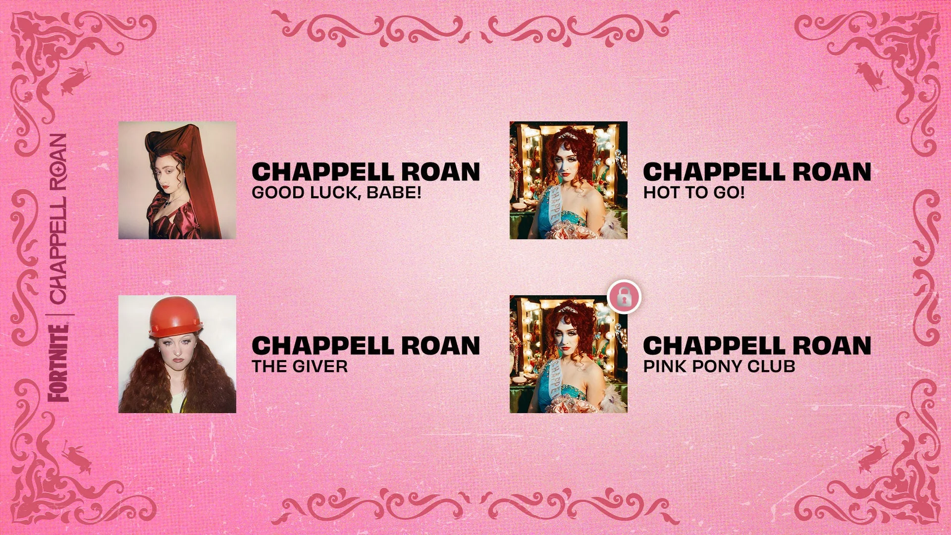 Chappell Roanのジャムトラックとして登場する楽曲一覧