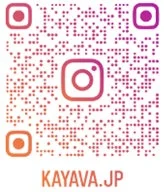 KAYAVA.公式InstagramアカウントのQRコード