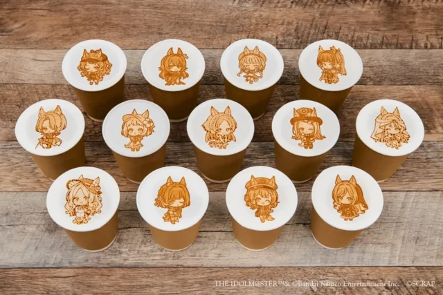 学園アイドルマスター カフェ・ラテアート全13種