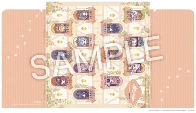 リピート参加特典の描き起こしデフォルメイラスト入りチケットホルダー