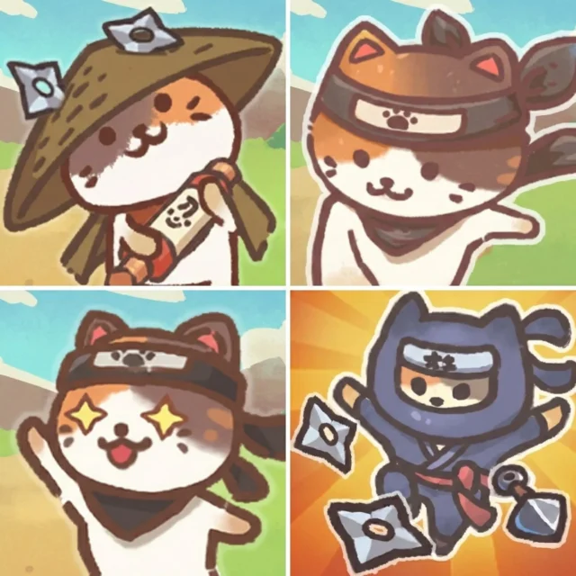 「ニャンジャ伝説」の個性豊かな猫忍者キャラクターたち