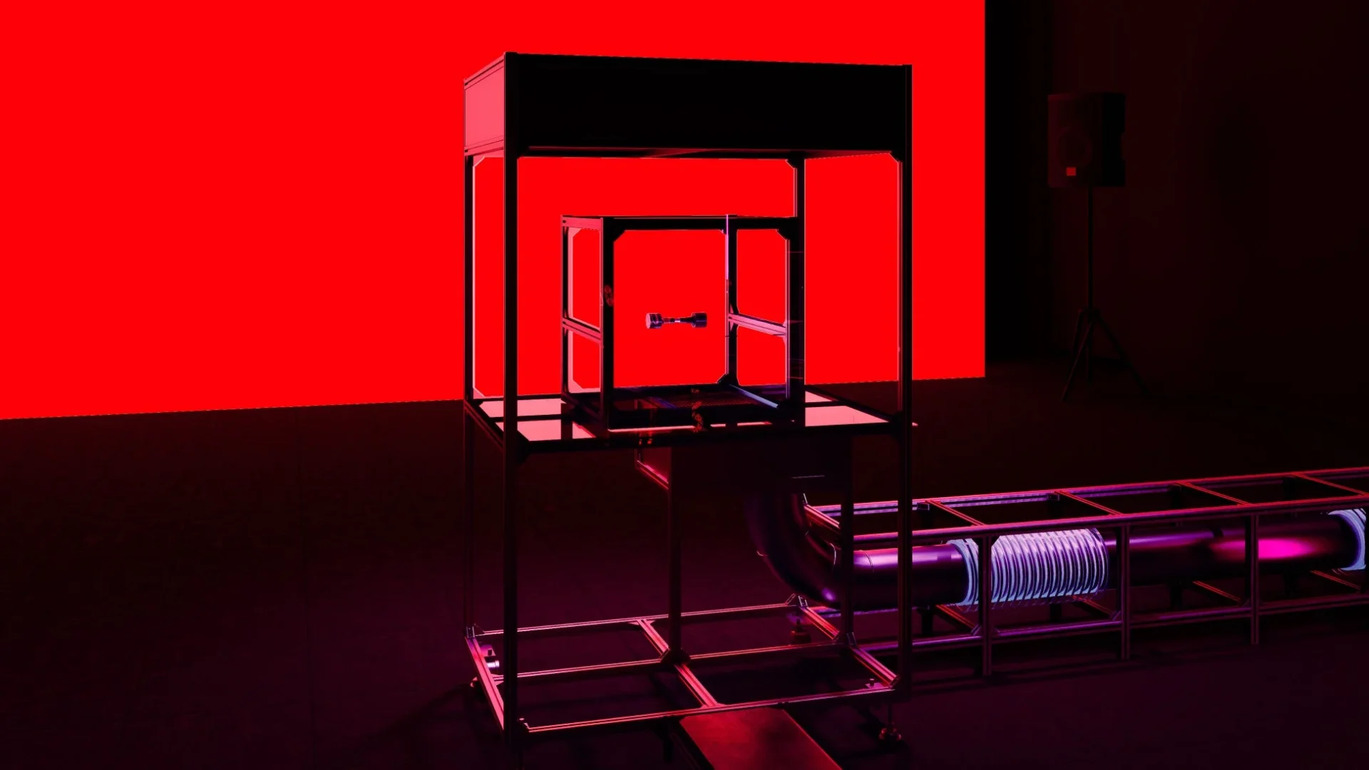 渋谷PARCOでのt-ウィルス展示会場の様子