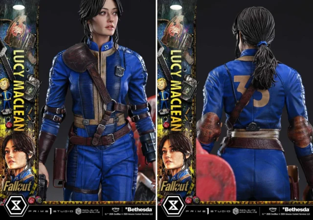 ルーシー・マクレーンスタチューのジャンプスーツの前後ディテール