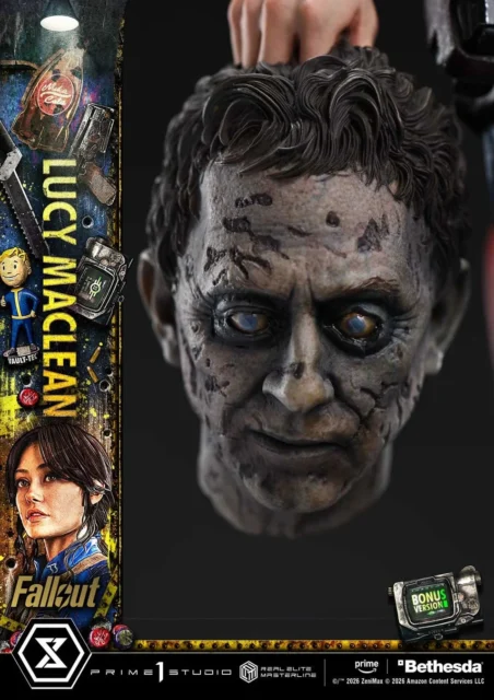 ボーナス版ルーシー・マクレーンスタチューのヴィルツィヒ頭部クローズアップ