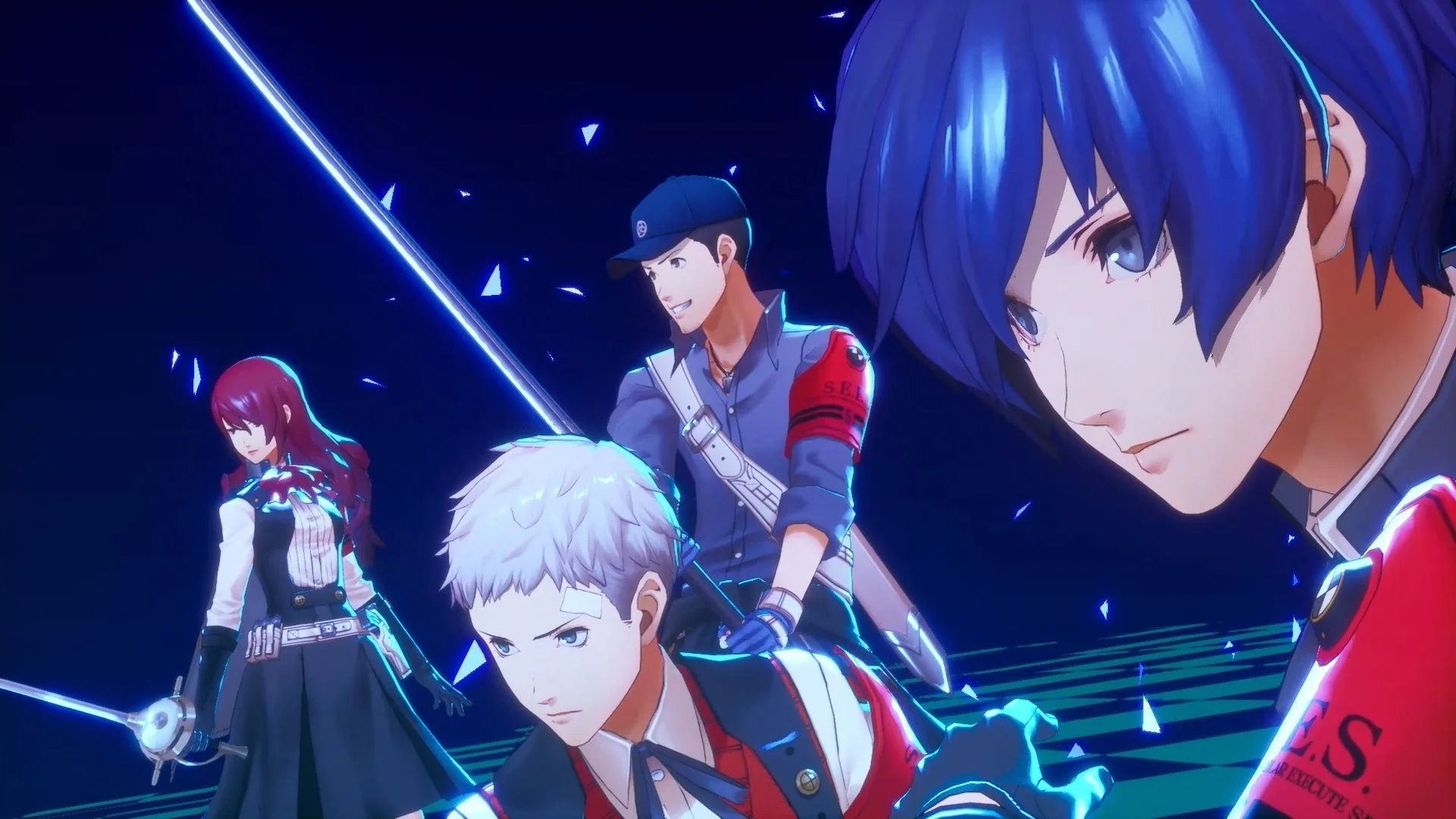 『ペルソナ３ リロード』主要キャラクターたちの集合ビジュアル