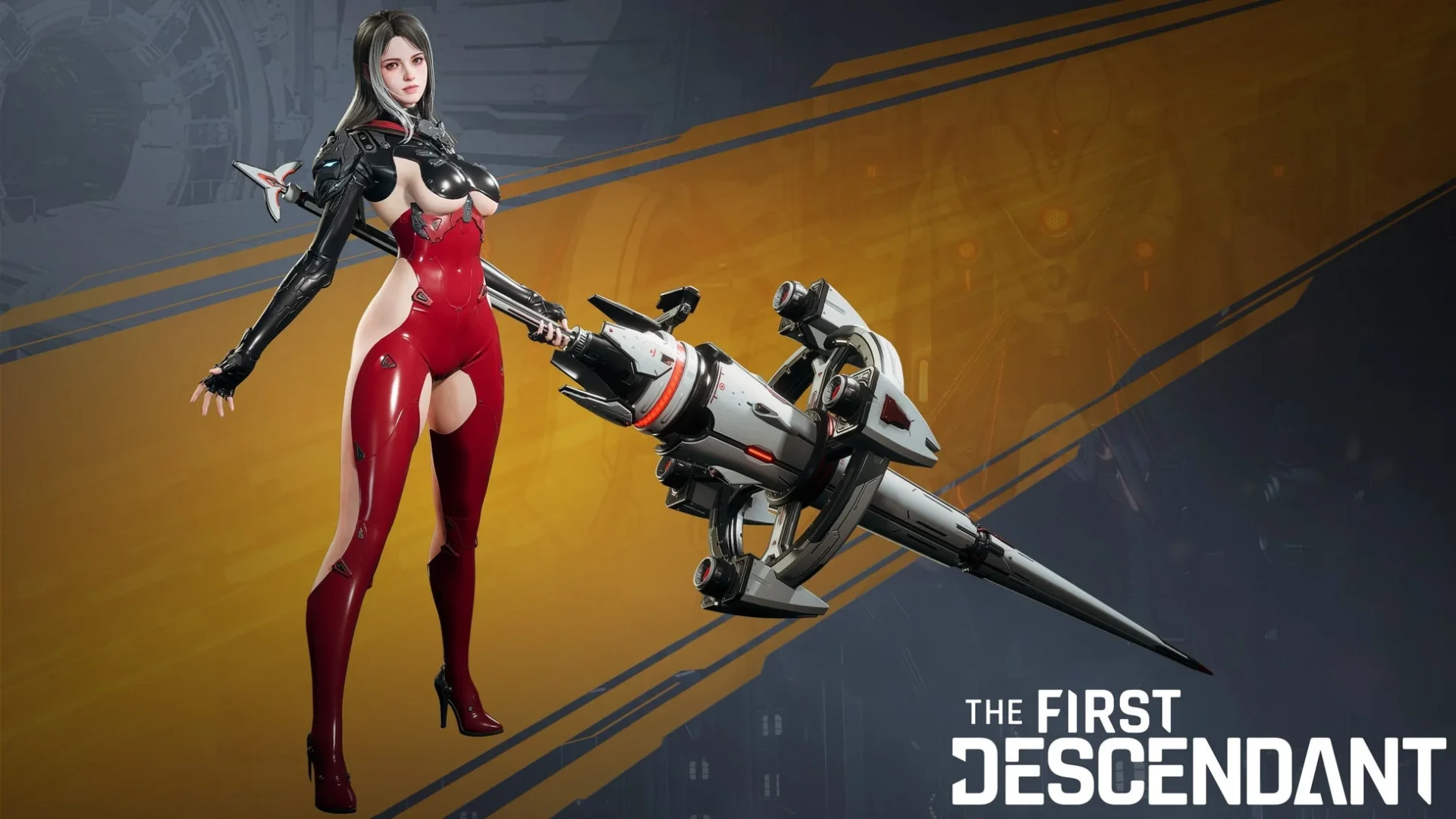 新継承者ダイアの全身像と氷属性の槍