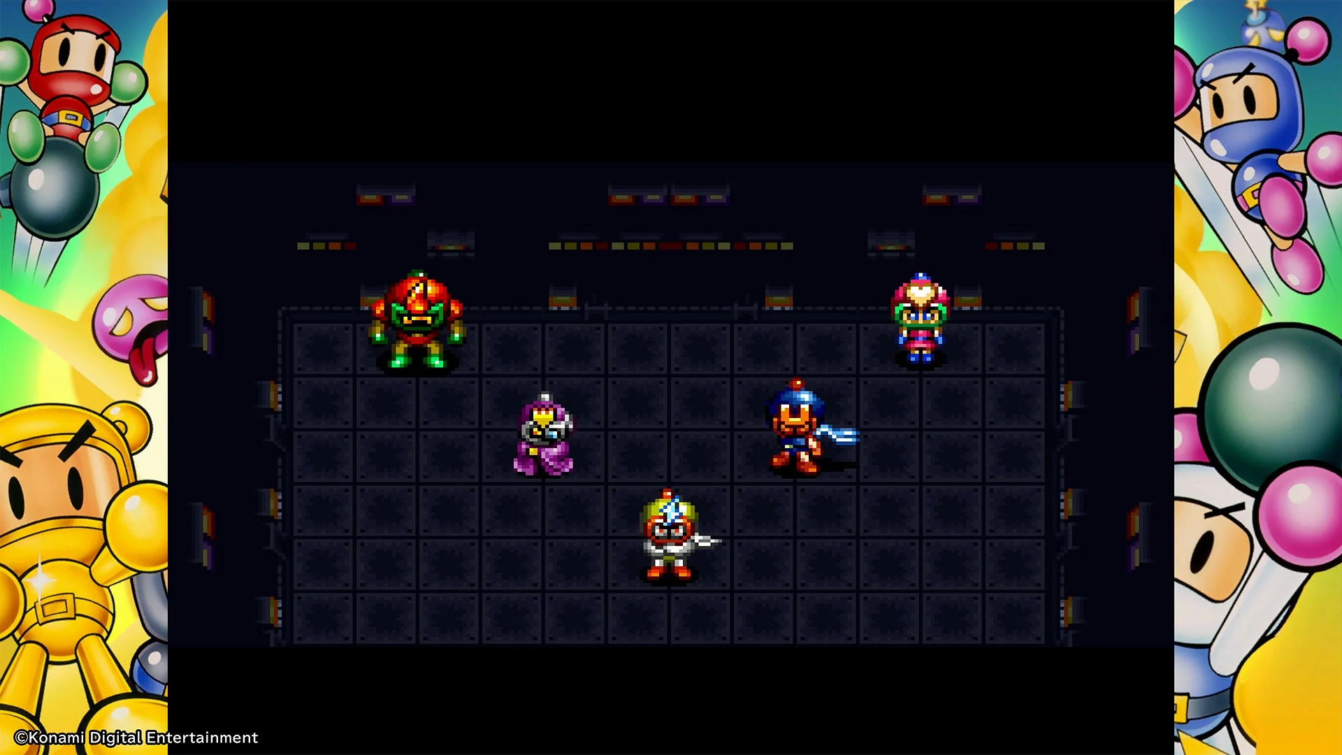 『スーパーボンバーマン2』のゲームプレイ画面