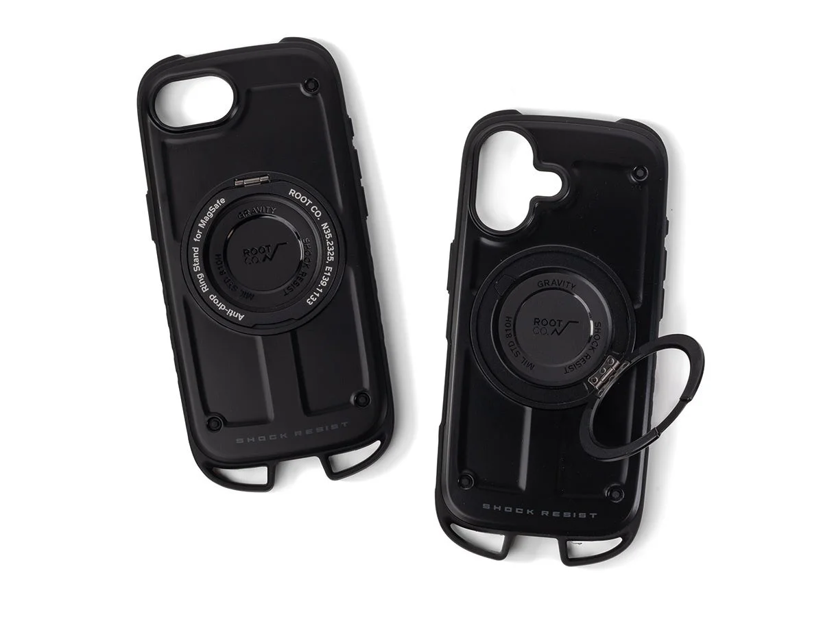 MagSafe対応モジュールを内蔵したGRAVITY Shock Resist Case Rugged Plus.