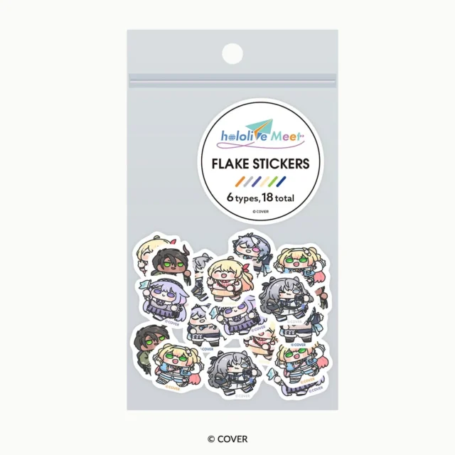 ころころかわいいアンバサダーたちのフレークシールセット