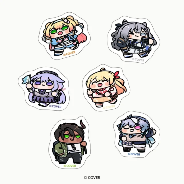 FuwaFuwa先生による描きおろしのアンバサダーフレークシール