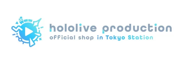 hololive production official shop in Tokyo Stationのロゴ