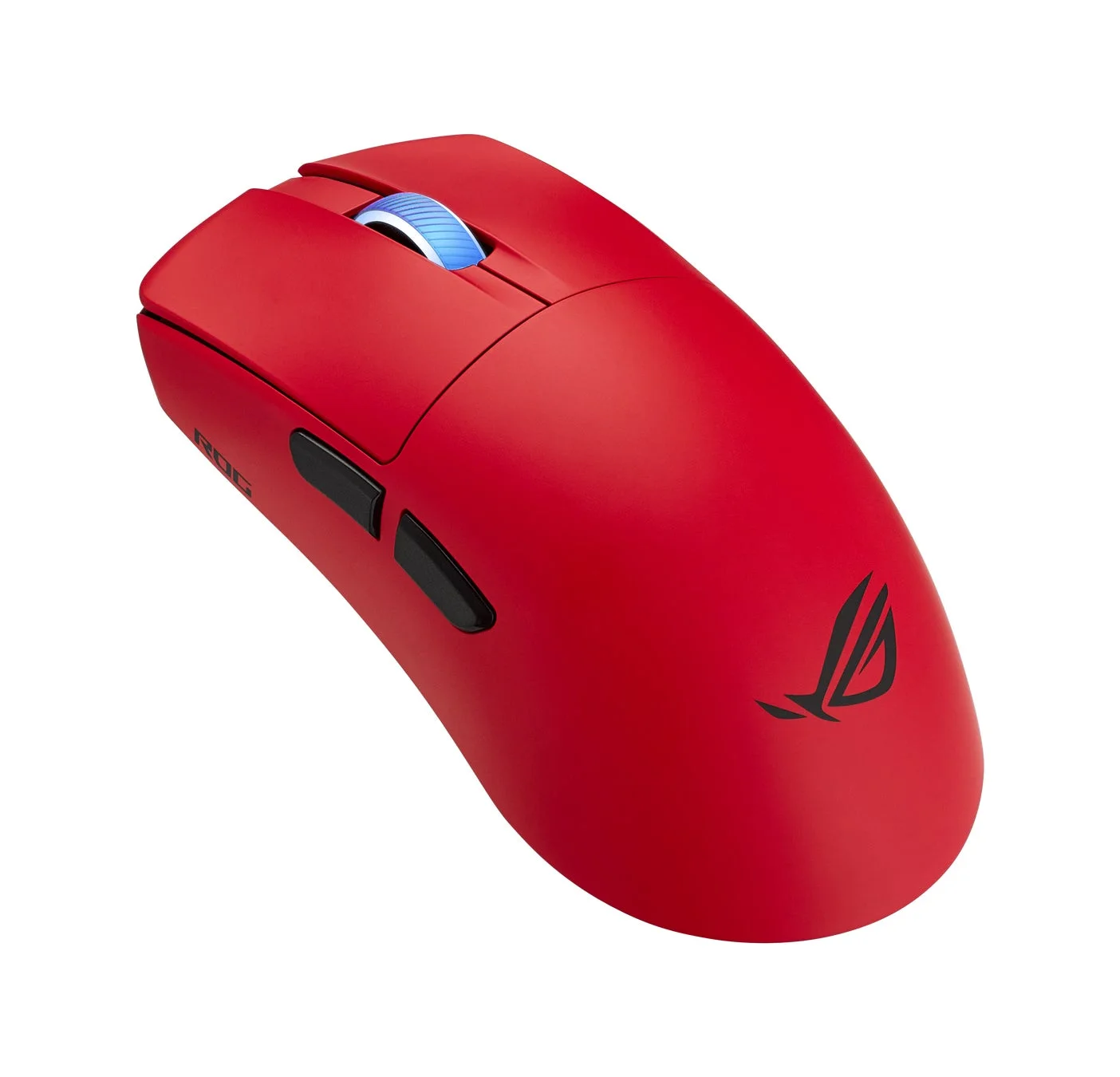 ROG Harpe II Ace Gaming Mouse Lava Redの斜め上からの写真