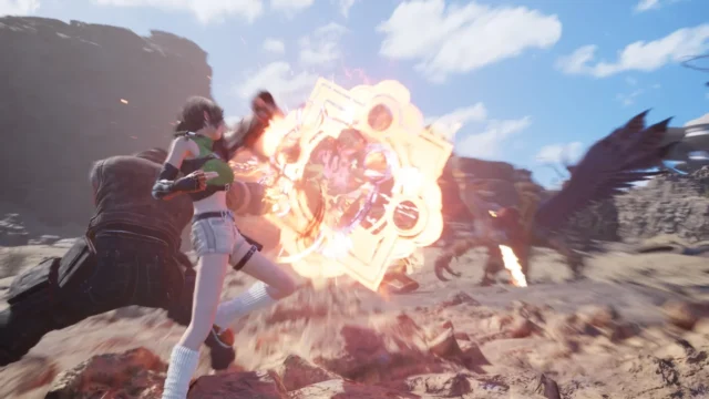 ゲームブースト機能で強化された戦闘画面