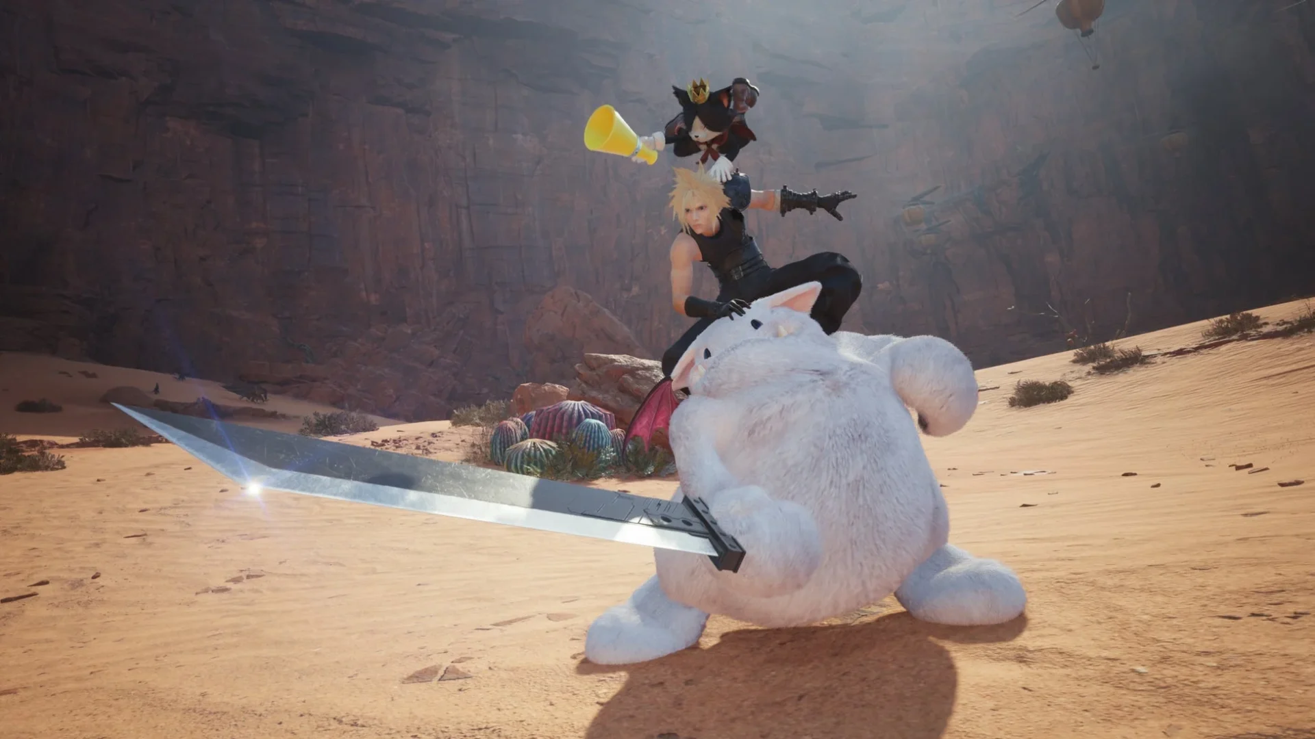 『ファイナルファンタジーVII リバース』の迫力ある戦闘シーン