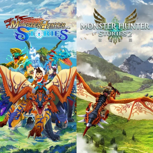 『モンスターハンターストーリーズ 1+2 ダブルパック』パッケージ