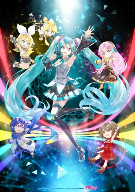 KEIさん描き下ろしバーチャルシンガー6名のメインビジュアル