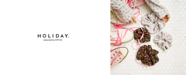 HOLIDAYの旗艦店『OFFICE』によるポップアップストアのビジュアル