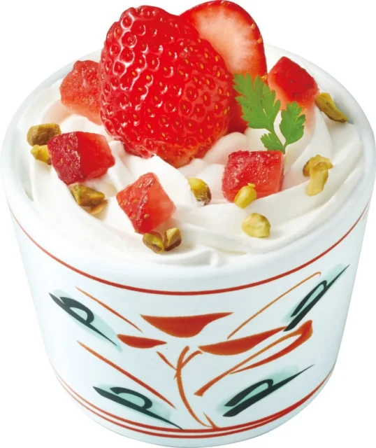 ショートケーキ風ドルチェ～いちごとピスタチオ～