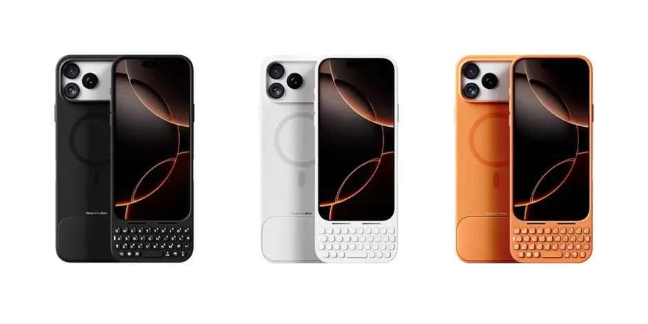 Akko MetaKeyのSpace Black、Cloud White、Cosmic Orangeの製品外観