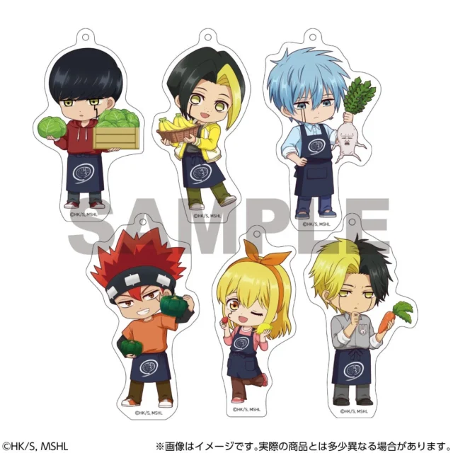 アニメ「マッシュル-MASHLE-」デフォルメイラストのアクリルキーホルダー