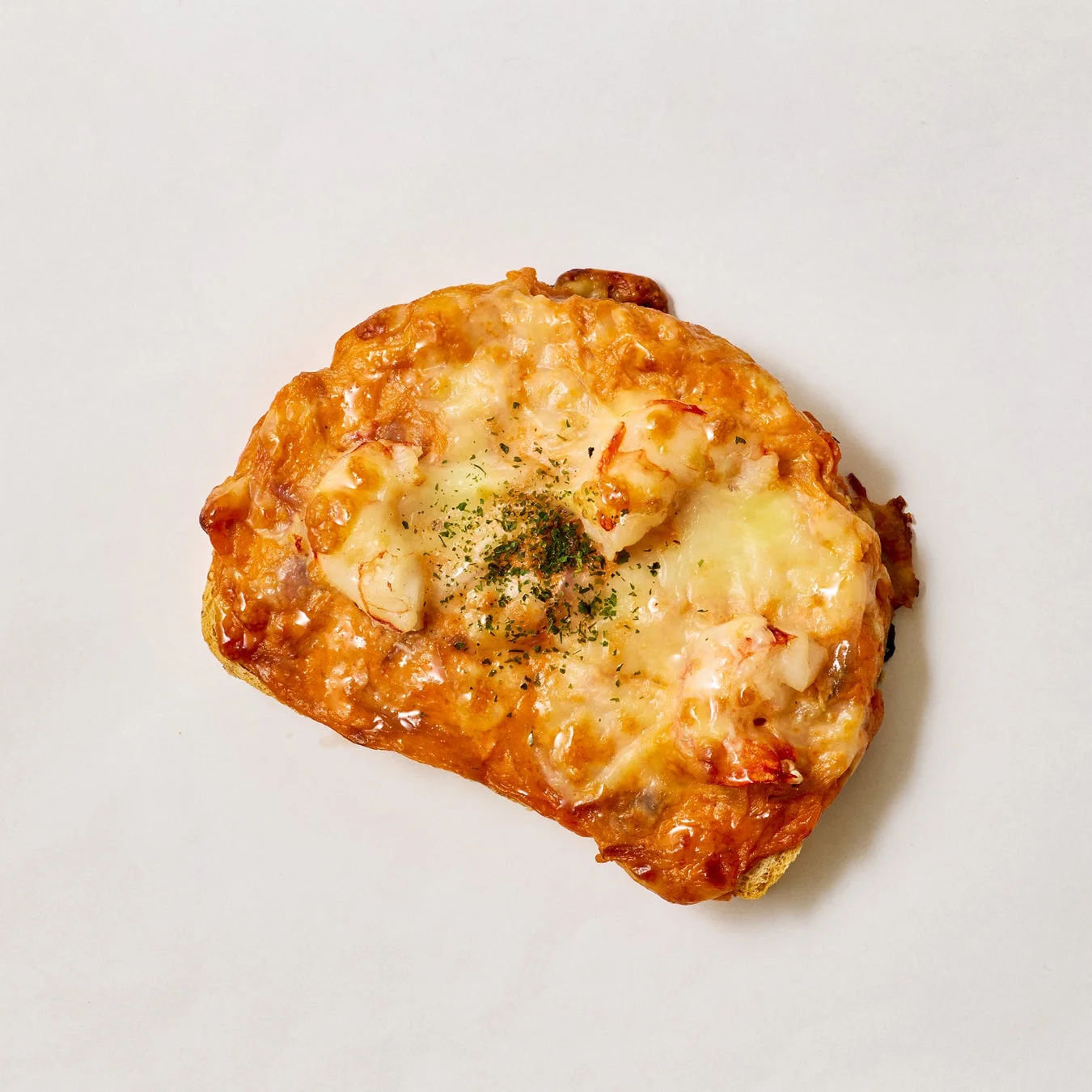 海老とチーズのトマトクリームタルティーヌ