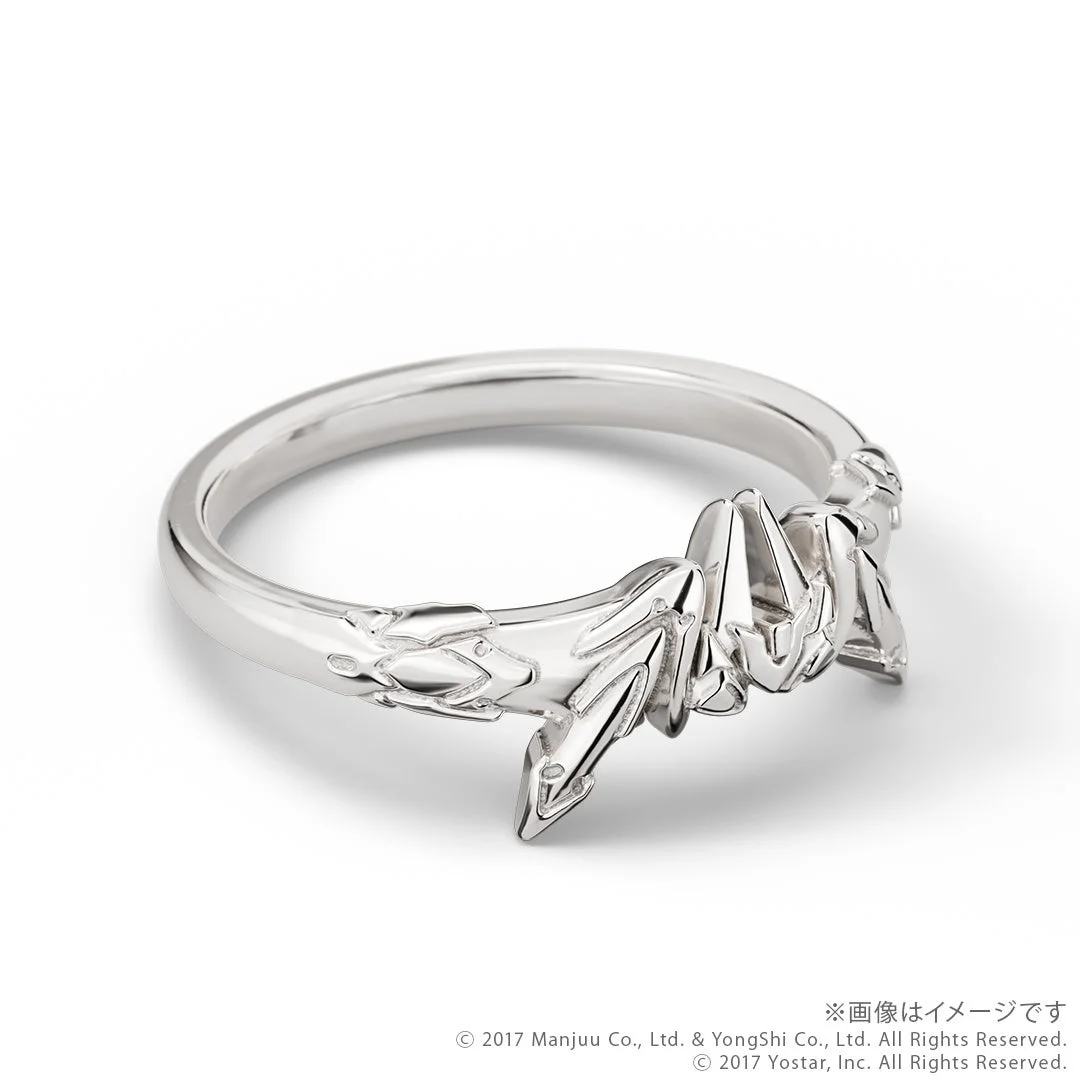 キアサージモチーフリングの側面デザイン