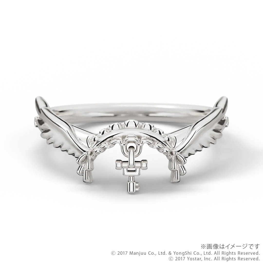 パーシュースモチーフリングの正面デザイン