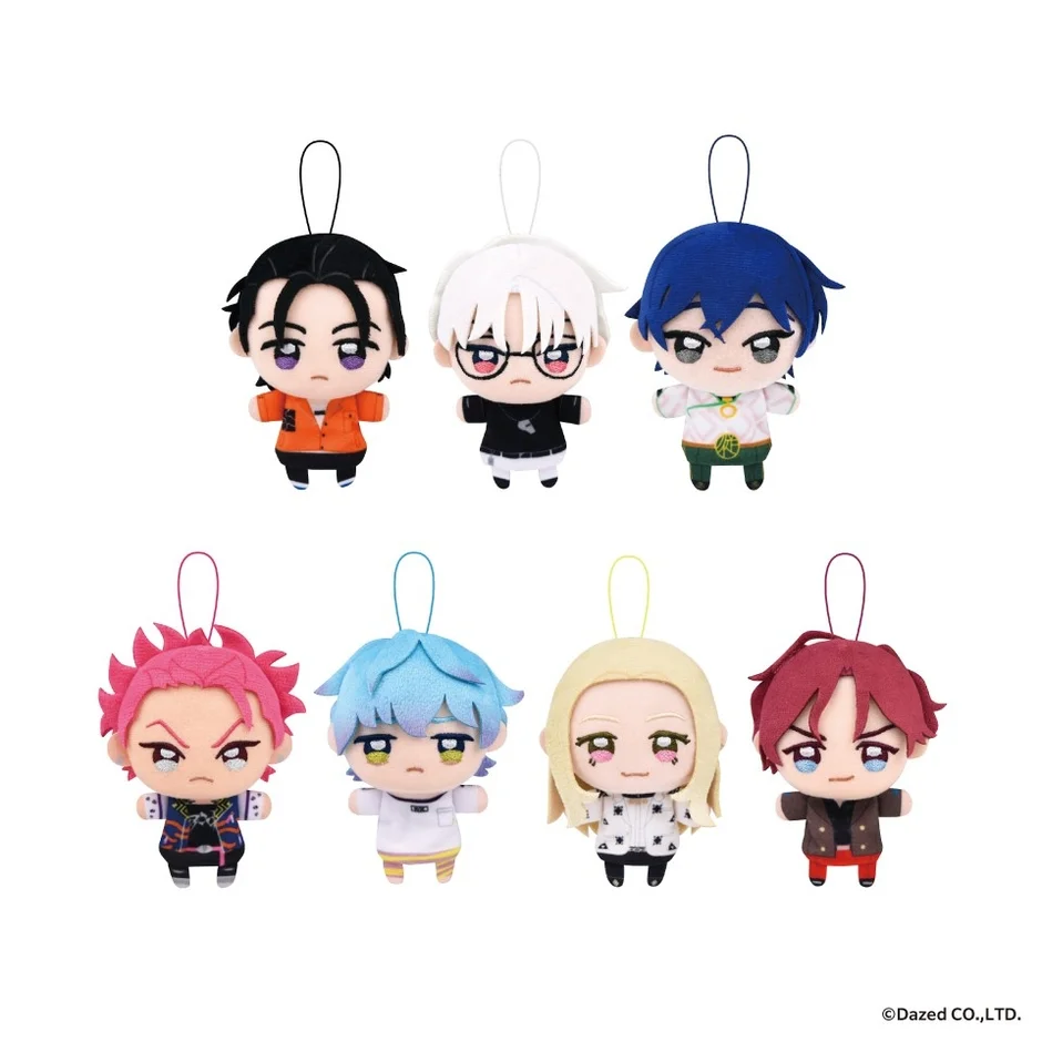 カリスマのフィンガーパペット全7種。各キャラクターがデフォルメされたぬいぐるみ。