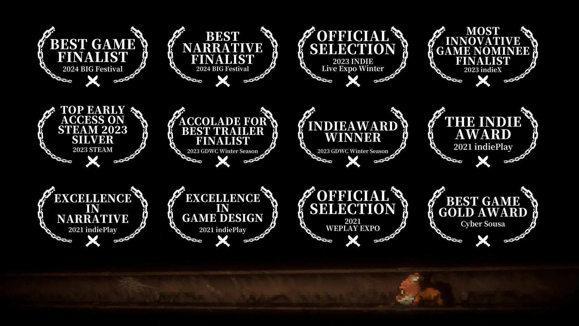 Back to the Dawnが受賞した世界各国のゲームアワード一覧