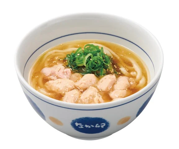 なか卯の既存商品「鶏塩うどん」単品写真