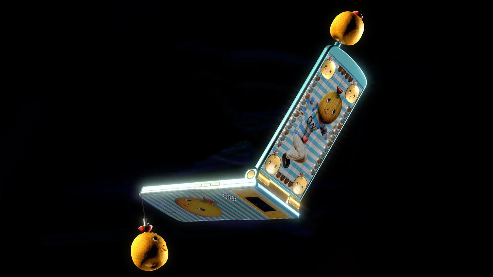 携帯カスタマイズセットで変更できる携帯電話の見た目