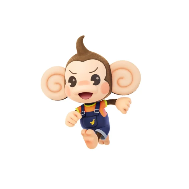 ソニックレーシング クロスワールドに登場する新レーサー「アイアイ」のキャラクターイラスト