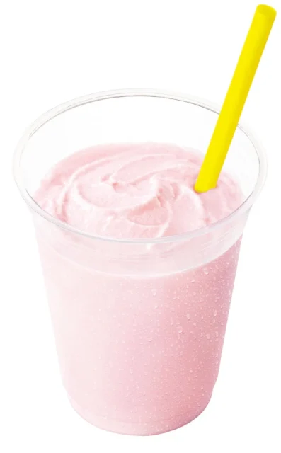 ロッテリアのさくらシェーキ