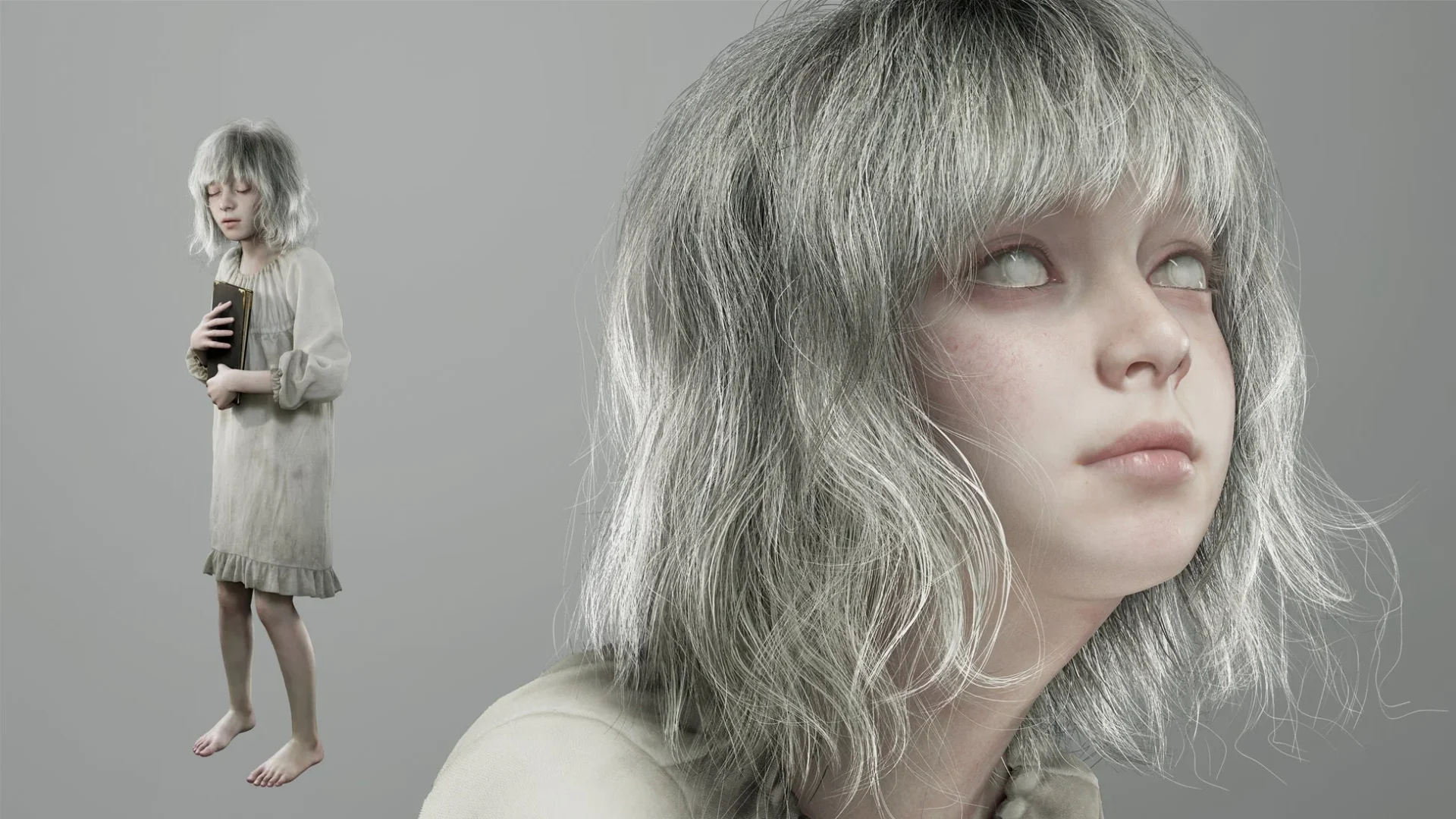 グレースが出会う少女エミリーのビジュアル