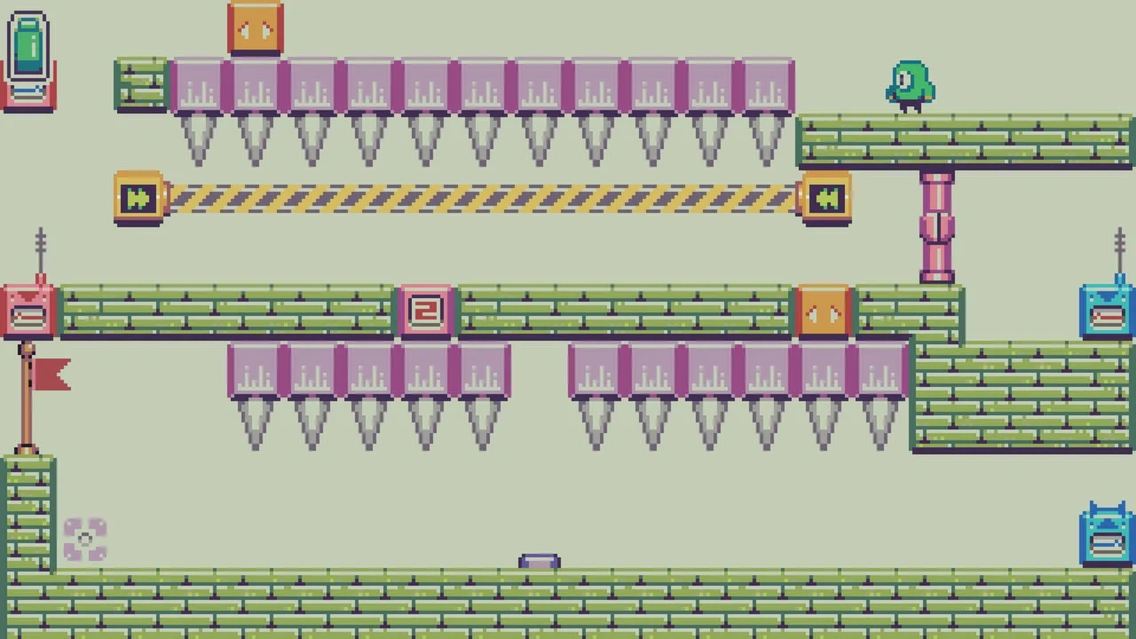 FILMECHANISMの新しいギミックを含むステージ画面