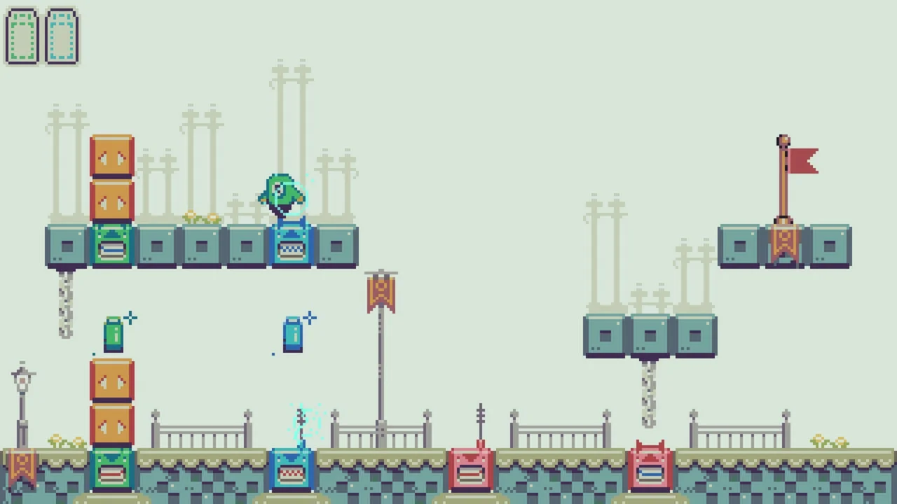 FILMECHANISMの新しいギミックを含むステージプレイ画面