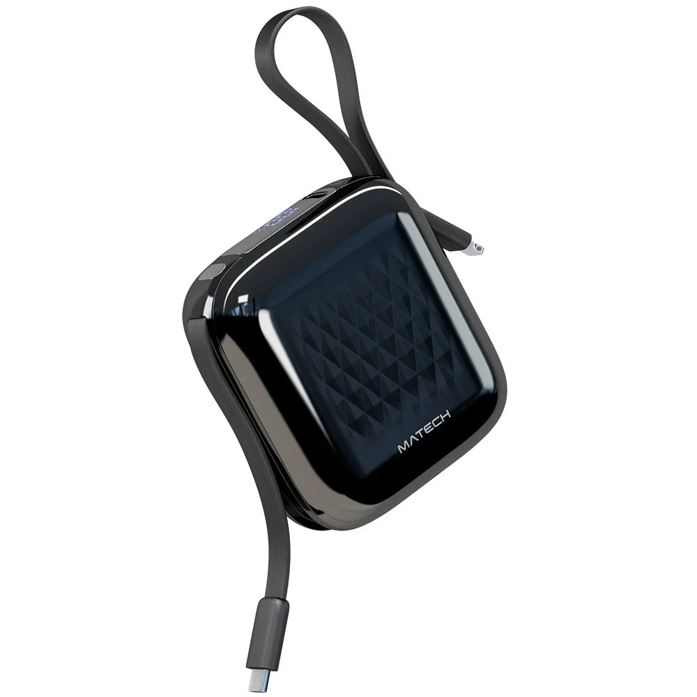 MATECH PocketCell 10000 モバイルバッテリー(ブラック)