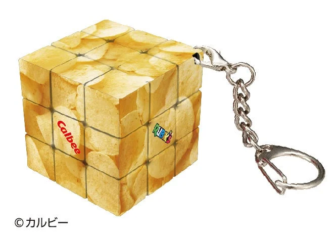 全面ポテトチップス柄のルービックキューブ