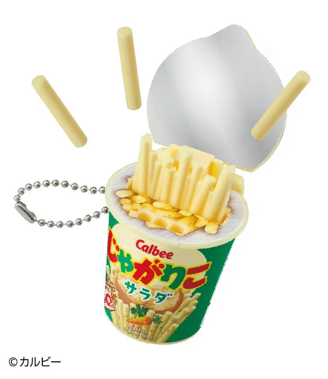 じゃがりこショック!!ミニでじゃがりこが飛び出す様子