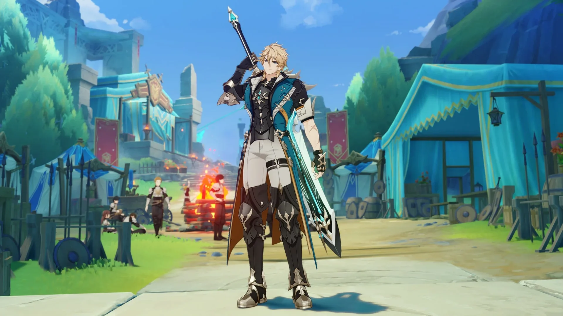 新キャラクター「ファルカ」のゲーム内モデル。