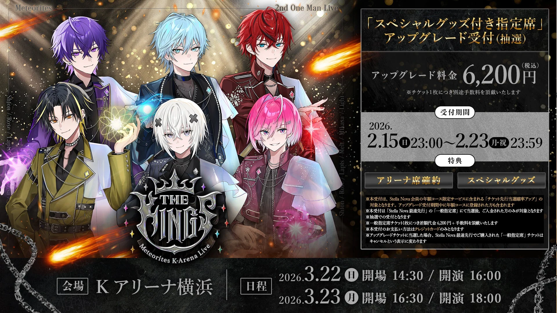 スペシャルグッズ付き指定席アップグレード受付の詳細