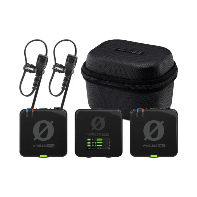 RODEワイヤレス プロのワイヤレスマイクキット全体像