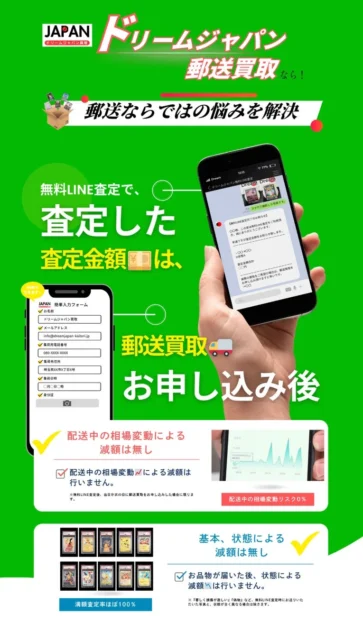 ドリームジャパン郵送買取の減額なし保証とLINE査定金額維持の仕組み