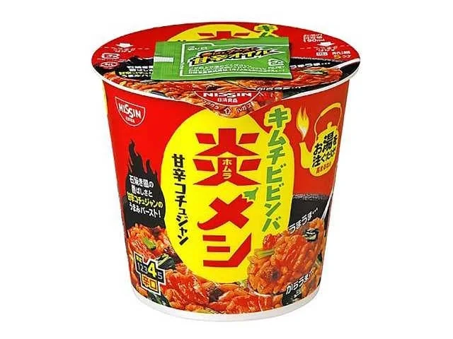 日清 炎メシ キムチビビンバの製品パッケージ