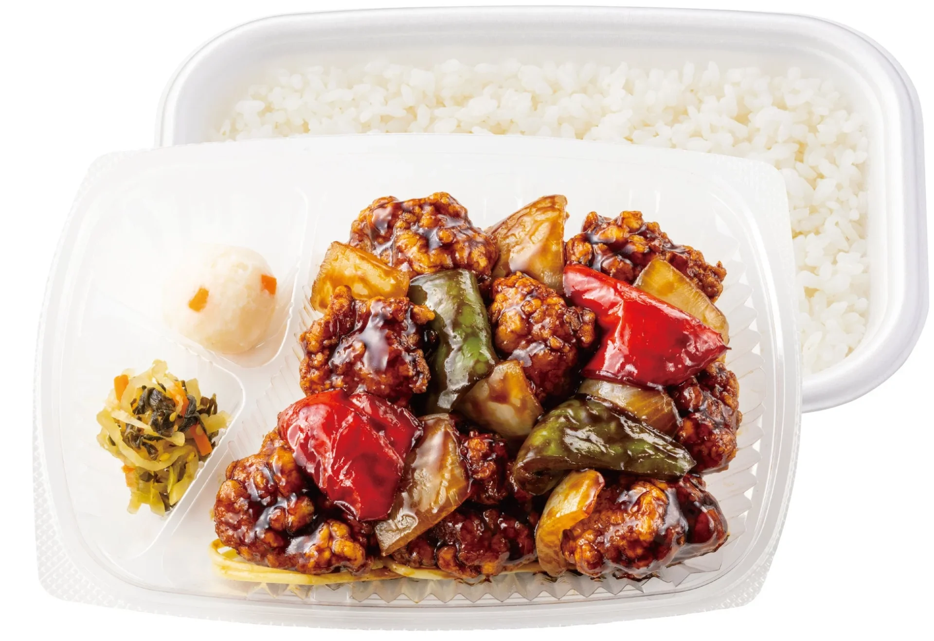 ほっともっと「黒酢酢豚(おかずのみ)」