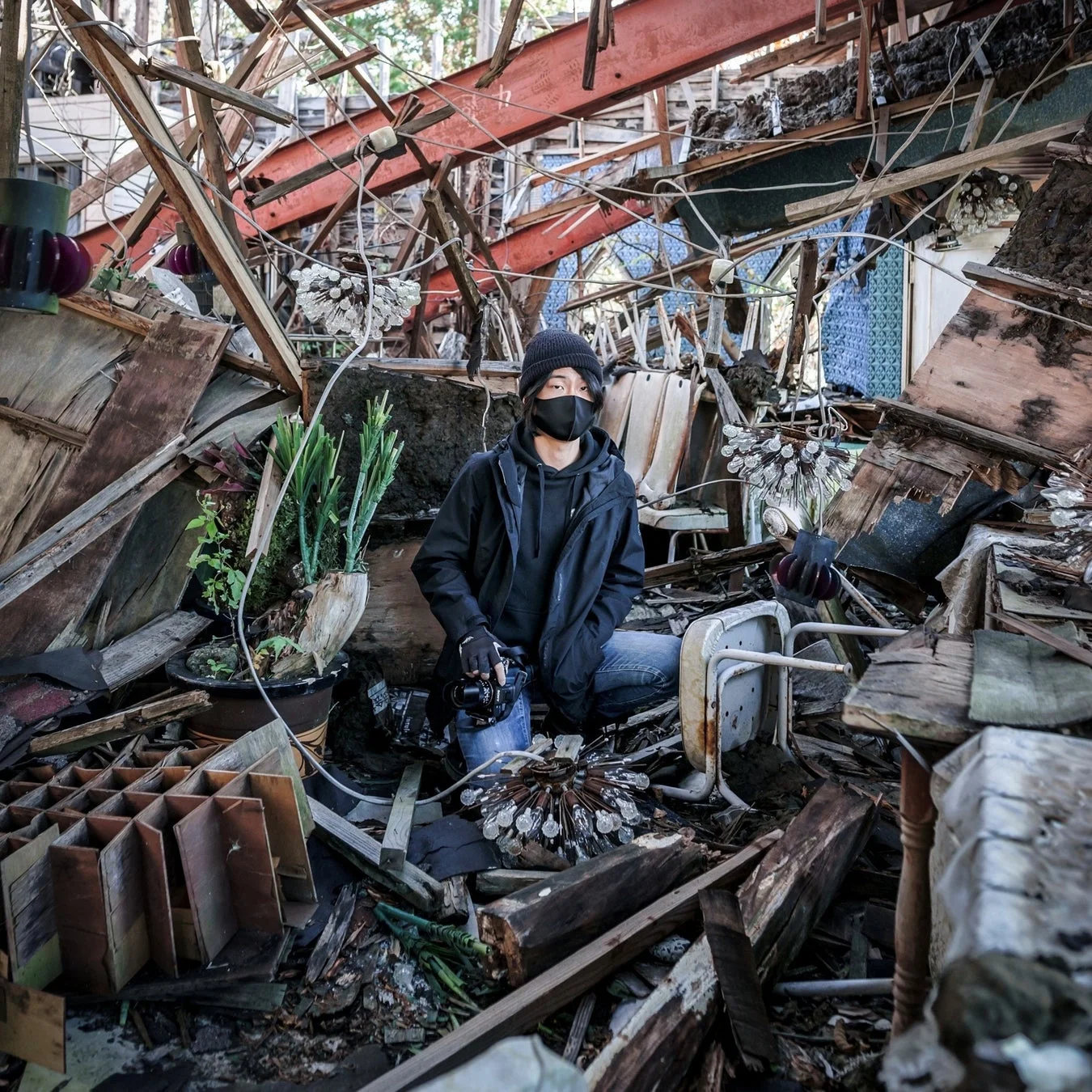 toshibo氏のポートレート。