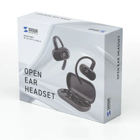 オープンイヤー型ワイヤレスイヤホン400-BTTWS7のパッケージ