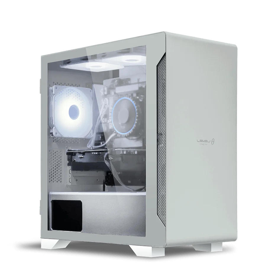 LEVEL-M155-R45-LAX パステルグレーケースのゲーミングPC
