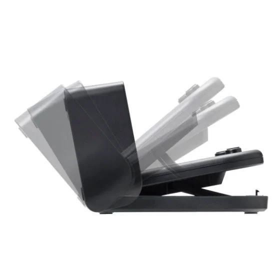 冷却ファンスタンドの4段階角度調節機能を示すイメージ